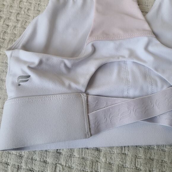 Fabletics White Athletic Sports Bra Size XS - Picture 5 of 9